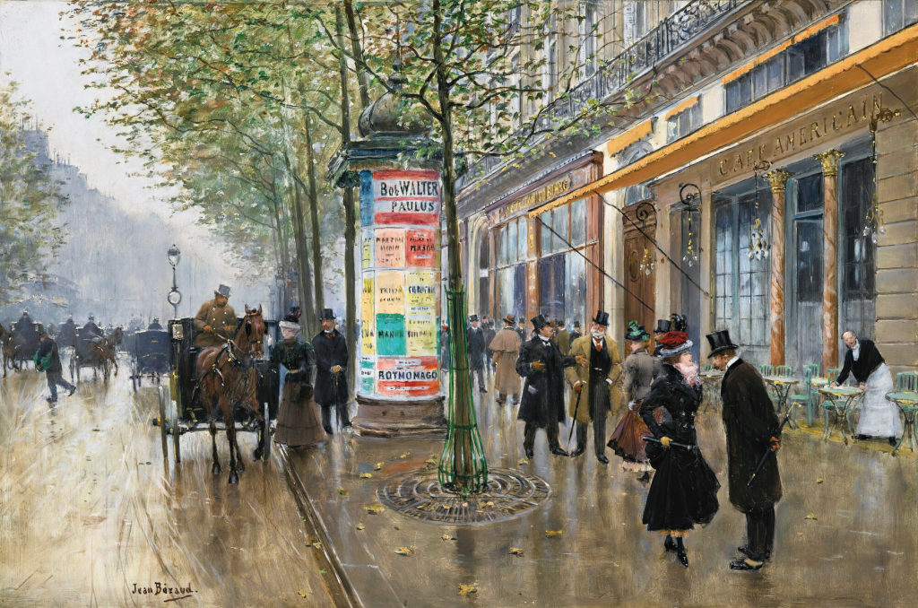 Les Grands Boulevards (Café Américain) Jean Béraud